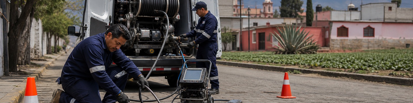 Servicio de desazolve de drenajes en Texcoco
