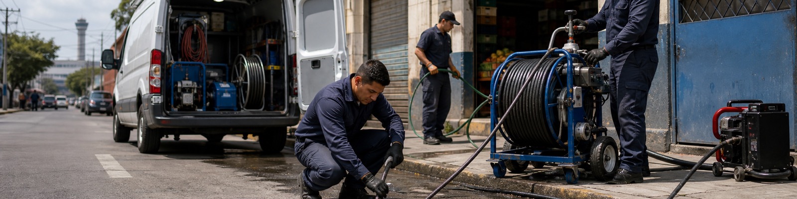 Servicio de Destapacaños en la Alcaldía Venustiano Carranza